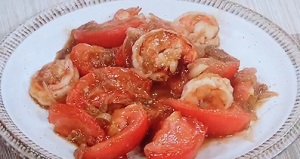 きょうの料理 笠原将弘：トマトとえびの梅炒めのレシピ!夏のトマトおかず
