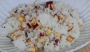 【めざましテレビ】リュウジの至高のレシピ3品！サツマイモご飯、ネギ塩牛たん風椎茸、バター鍋
