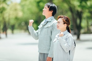 作業着、ワークマン、仕事