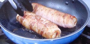 豚肉の紅白巻き