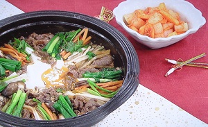 【めざましテレビ】クラシル牛すき焼きレシピ 人気1位！具だくさん韓国風すき焼きのレシピ