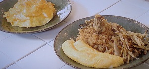 きょうの料理：栗原はるみさんのかきの炊き込みご飯 卵のっけのレシピ!