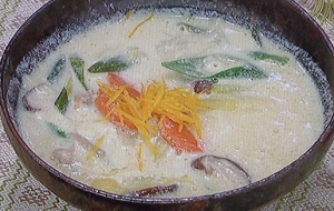 平野レミさんのヘルシー豆乳汁のレシピ！ごごナマ