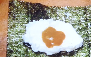 マスカルポーネのわさびじょうゆ