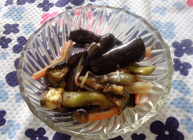 なすのなめろう、ナス