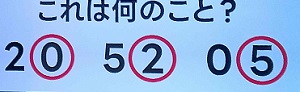 2025年6月5日のお目覚め脳シャキクイズ