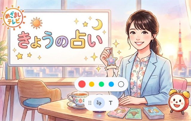 めざましテレビの今日の占い